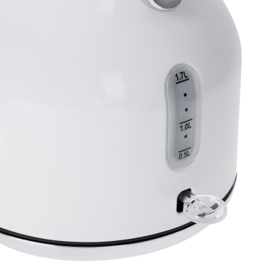 Adler | Kettle with a Thermomete | AD 1346w | Electric | 2200 W | 1.7 L | Stainless steel | 360° rotational base | White