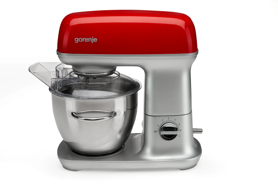 Gorenje | Kitchen machine | MMC1000RLR | 1000 W | Number of speeds 7 | Bowl capacity 4.5 L | Meat mincer | Stainless Steel / Red