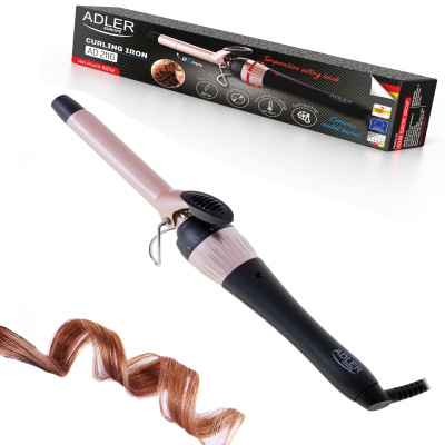 Adler | Curling Iron | AD 2116 | Ceramic heating system | Barrel diameter 19 mm | Temperature (max) 200 °C | 36 W | Black / Pink