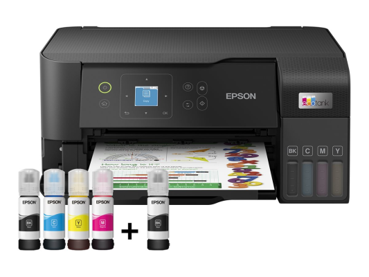 Epson Multifunctional printer | EcoTank L3560 | Inkjet | Colour | Inkjet Multifunctional Printer | A4 | Wi-Fi | Black