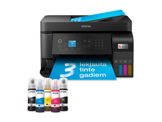 Epson Multifunctional printer | EcoTank L5590 | Inkjet | Colour | Inkjet Multifunctional Printer | A4 | Wi-Fi | Black