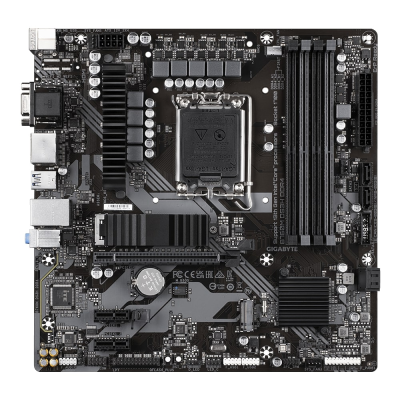 Gigabyte | B760M DS3H DDR4 1.0 M / B | Processor family Intel | Processor socket LGA1700 | DDR4 DIMM | Memory slots 4 | Supported hard disk drive interfaces SATA, M.2 | Number of SATA connectors 4 | Chipset Intel B760 Express | Micro AT
