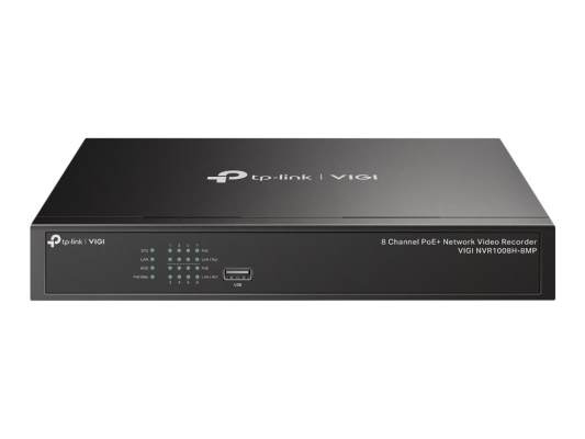 TP-LINK | PoE+ Network Video Recorder | VIGI NVR1008H-8MP | 1 | 8-Channel