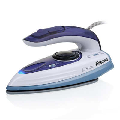 Tristar | Travel Steam Iron | ST-8152 | Steam Iron | 1000 W | Water tank capacity 60 ml | Continuous steam 15 g / min | Blue