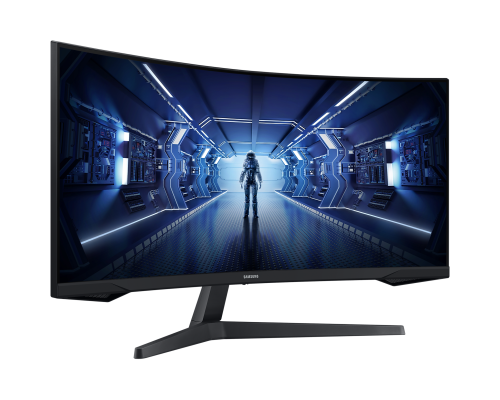 Samsung | Curved Monitor | LC34G55TWWPXEN | 34 " | VA | UWQHD | 21:9 | 165 Hz | 1 ms | 3440 x 1440 | 250 cd / m² | HDMI ports quantity 1 | Black | Warranty 24 month(s)