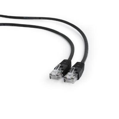 Cablexpert | Patch cord | UTP | Black RJ45 | RJ45