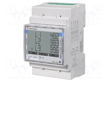 Carlo Gavazzi | Power meter 3f 400V 5A LCD RS485 Modbus port MID certificate | EM330 | 5 A