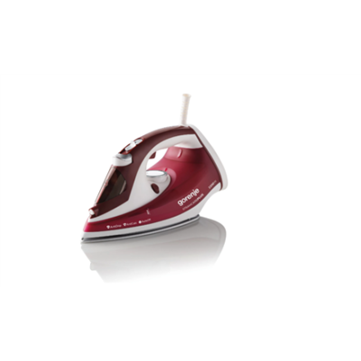 Gorenje | Steam Iron | SIH2200RBC | Steam Iron | 2200 W | Water tank capacity 280 ml | Continuous steam 30 g / min | Red / White