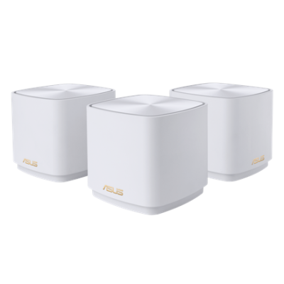 ZenWiFi XD4 Plus (W-3-PK) Wireless-AX1800 (3-pack) | 802.11ax | 1201+574 Mbit / s | 10 / 100 / 1000 Mbit / s | Ethernet LAN (RJ-45) ports 1 | Mesh Support Yes | MU-MiMO Yes | No mobile broadband | Antenna type Internal