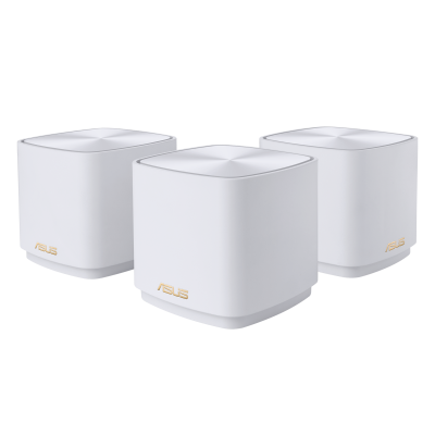ZenWiFi XD4 Plus (W-3-PK) Wireless-AX1800 (3-pack) | 802.11ax | 1201+574 Mbit / s | 10 / 100 / 1000 Mbit / s | Ethernet LAN (RJ-45) ports 1 | Mesh Support Yes | MU-MiMO Yes | No mobile broadband | Antenna type Internal