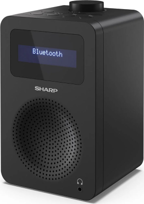 Sharp DR-430(BK) Digital Radio, FM / DAB / DAB+, Bluetooth 5.0, Midnight Black | Sharp | Digital Radio | DR-430(BK) | Bluetooth | Midnight Black