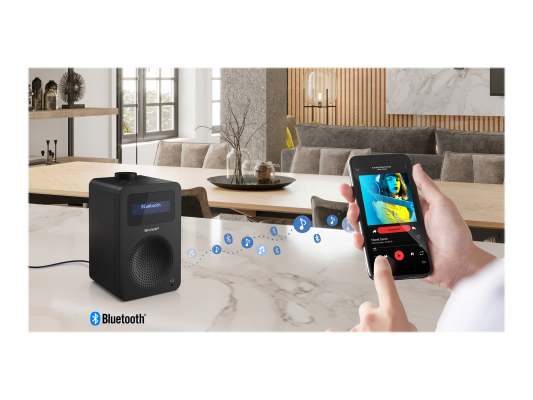 Sharp DR-430(BK) Digital Radio, FM / DAB / DAB+, Bluetooth 5.0, Midnight Black | Sharp | Digital Radio | DR-430(BK) | Bluetooth | Midnight Black
