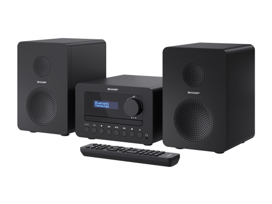 Sharp XL-B520D(BK) Tokyo Hi-Fi Micro System 2.0, FM / DAB / DAB+ / USB, CD, Bluetooth 5.0, Aux-in, Black | Sharp | Tokyo Hi-Fi Micro System 2.0 | XL-B520D(BK) | Yes | Bluetooth | Black
