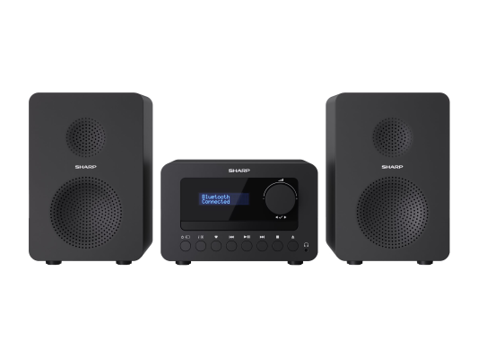 Sharp XL-B520D(BK) Tokyo Hi-Fi Micro System 2.0, FM / DAB / DAB+ / USB, CD, Bluetooth 5.0, Aux-in, Black | Sharp | Tokyo Hi-Fi Micro System 2.0 | XL-B520D(BK) | Yes | Bluetooth | Black