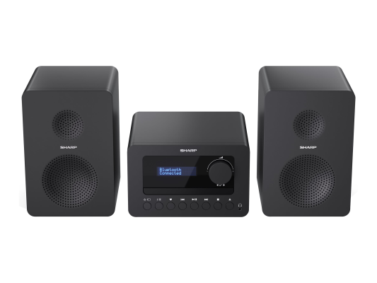 Sharp XL-B520D(BK) Tokyo Hi-Fi Micro System 2.0, FM / DAB / DAB+ / USB, CD, Bluetooth 5.0, Aux-in, Black | Sharp | Tokyo Hi-Fi Micro System 2.0 | XL-B520D(BK) | Yes | Bluetooth | Black