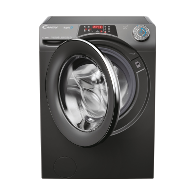 Candy | Washing Machine | RO41276DWMCRT-S | Energy efficiency class A | Front loading | Washing capacity 7 kg | 1200 RPM | Depth 45 cm | Width 60 cm | Display | TFT | Steam function | Wi-Fi | Anthracite