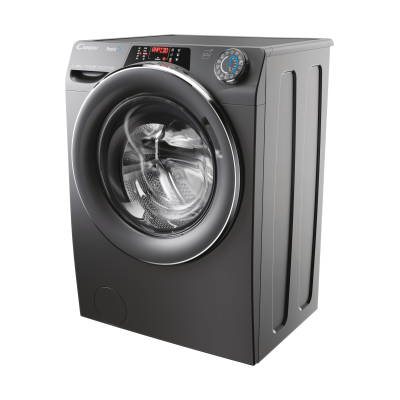 Candy | Washing Machine | RO41276DWMCRT-S | Energy efficiency class A | Front loading | Washing capacity 7 kg | 1200 RPM | Depth 45 cm | Width 60 cm | Display | TFT | Steam function | Wi-Fi | Anthracite