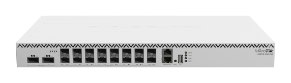 Cloud Router Switch with RouterOS L5 license | 518-16XS-2XQ-RM