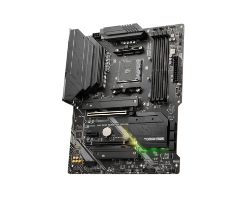 MSI | MAG B550 TOMAHAWK MAX WIFI | Processor family AMD | Processor socket AM4 | DDR4 DIMM | Memory slots 4 | Supported hard disk drive interfaces SATA, M.2 | Number of SATA connectors 6 | Chipset AMD B550 | ATX