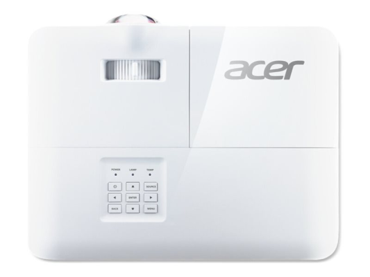Acer | S1386WHn | WXGA (1280x800) | 3600 ANSI lumens | White | Lamp warranty 12 month(s)