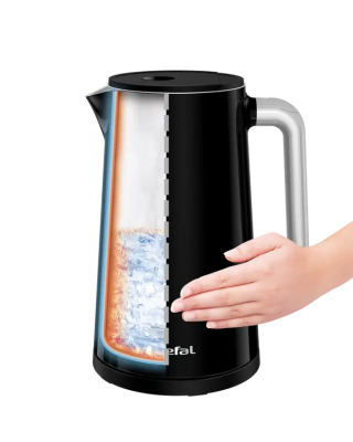 TEFAL Kettle | KO8518 | Electric | 1800 W | 1.7 L | Plastic | 360° rotational base | Black
