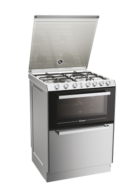 Candy | Oven | TRIO4GXNT / 1 | 40 L | Gas | Manual | Knobs | Height 87.5 cm | Width 60 cm | Stainless steel