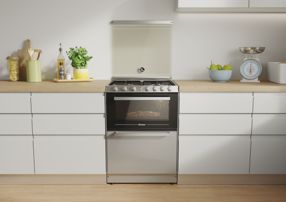 Candy | Oven | TRIO4GXNT / 1 | 40 L | Gas | Manual | Knobs | Height 87.5 cm | Width 60 cm | Stainless steel