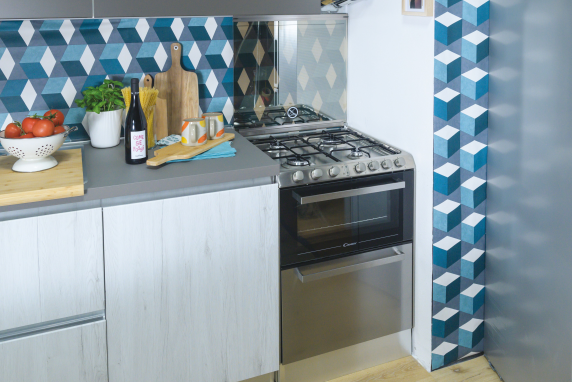 Candy | Oven | TRIO4GXNT / 1 | 40 L | Gas | Manual | Knobs | Height 87.5 cm | Width 60 cm | Stainless steel