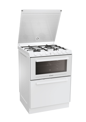 Candy | Oven | TRIO4GWNT / 1 | 40 L | Gas | Manual | Knobs | Height 87.5 cm | Width 60 cm | White