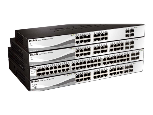 D-Link | 28-Port Gigabit Smart Managed PoE Switch | DGS-1210-28P | Managed L2+ | Desktop | Power supply type External