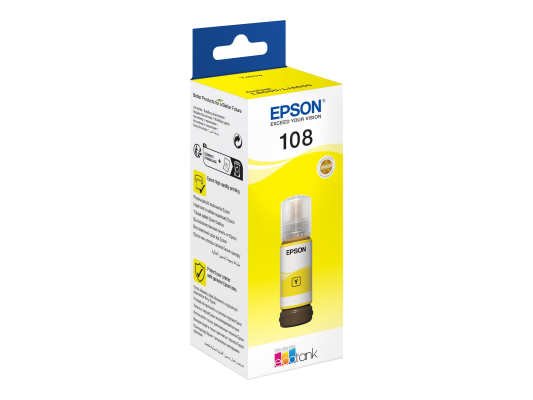Epson 108 EcoTank | Ink Bottle | Yellow