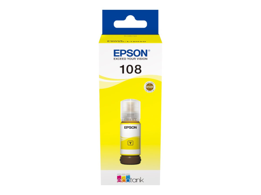 Epson 108 EcoTank | Ink Bottle | Yellow