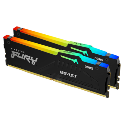 Kingston | Fury Beast RGB | 16 Kit (8GBx2) GB | DDR5 | 5600 MHz | PC / server | Registered No | ECC No