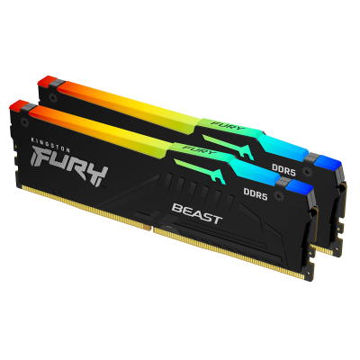 Kingston | Fury Beast RGB | 16 Kit (8GBx2) GB | DDR5 | 5600 MHz | PC / server | Registered No | ECC No