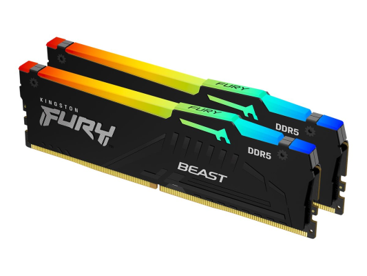 Kingston | Fury Beast RGB | 16 Kit (8GBx2) GB | DDR5 | 5600 MHz | PC / server | Registered No | ECC No