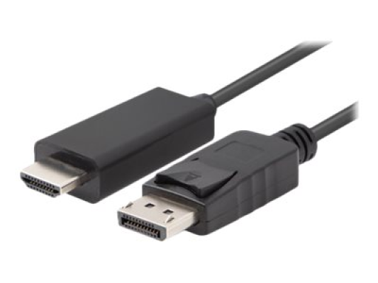 Lanberg | DisplayPort to HDMI Cable | CA-DPHD-11CC-0030-BK | DisplayPort Male | HDMI Male | DP to HDMI | 3 m