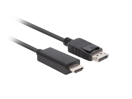 Lanberg | DisplayPort to HDMI Cable | CA-DPHD-11CC-0050-BK | DisplayPort Male | HDMI Male | DP to HDMI | 3 m