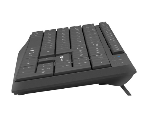 Natec | Keyboard and Mouse | Squid 2in1 Bundle | Keyboard and Mouse Set | Wireless | US | Black | Wireless connection
