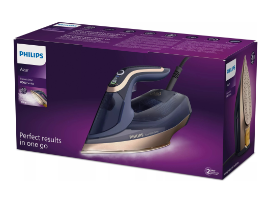Philips | DST8050 / 20 Azur | Steam Iron | 3000 W | Water tank capacity 350 ml | Continuous steam 85 g / min | Blue