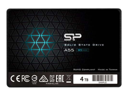 Silicon Power | Ace | A55 | 4000 GB | SSD form factor 2.5" | Solid-state drive interface SATA III | Read speed 500 MB / s | Write speed 450 MB / s