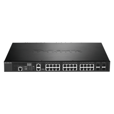 D-Link | 24-Port 10 Gigabit Ethernet Smart Managed Switches | DXS-3400-24TC | Managed L3 | Desktop