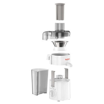TEFAL | Fruitelia Plus Juicer | ZE370138 | White / Grey | 350 W | Number of speeds 2 + Pulse