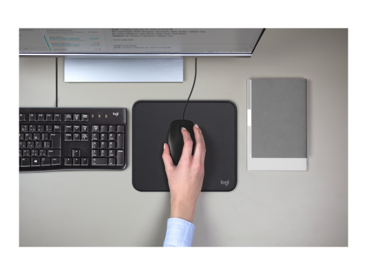 Logitech | Mouse | M100 | Optical | Optical mouse | Wired | Black