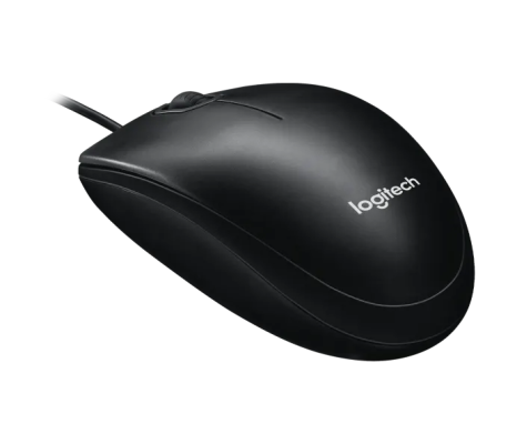 Logitech | Mouse | M100 | Optical | Optical mouse | Wired | Black