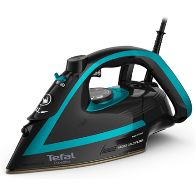 TEFAL | Iron | FV8066E0 | Steam Iron | 3000 W | Water tank capacity 270 ml | Continuous steam 50 g / min | Steam boost performance 280 g / min | Black / Blue