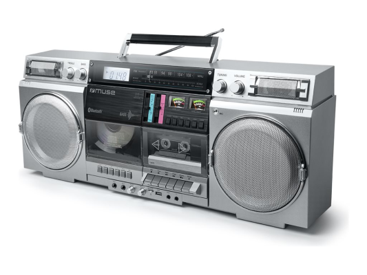 Muse | Ghetto Blasters | M-380 GBS | AUX in | Bluetooth | Cassette deck | CD player