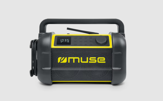 Muse | M-928 BTY | Jobsite Radio speaker | Waterproof | Bluetooth | Black / Yellow | Portable | Wireless connection