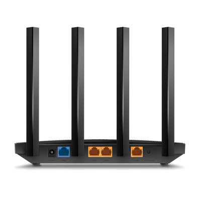 Wi-Fi 6 Router | Archer AX12 | 802.11ax | 300+1201 Mbit / s | 10 / 100 / 1000 Mbit / s | Ethernet LAN (RJ-45) ports 3 | Mesh Support No | MU-MiMO No | No mobile broadband | Antenna type External