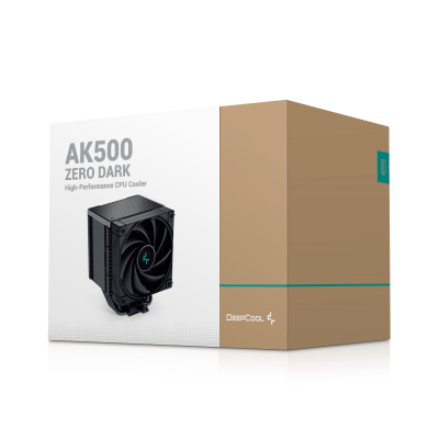 Deepcool | CPU Air Cooler | AK500 Zero Dark | Intel, AMD