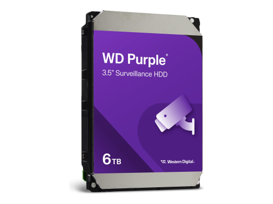 Western Digital | Hard Drive | Purple WD64PURZ | 5460 RPM | 6000 GB